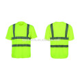 Bonjour vis vêtement de travail protection vêtements sécurité t-shirt 3m haute visibilité bande travail vêtements